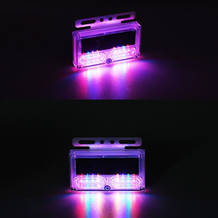 Car Solar Warning Light Anti-rear Collision LED Tail Light(Bracket)