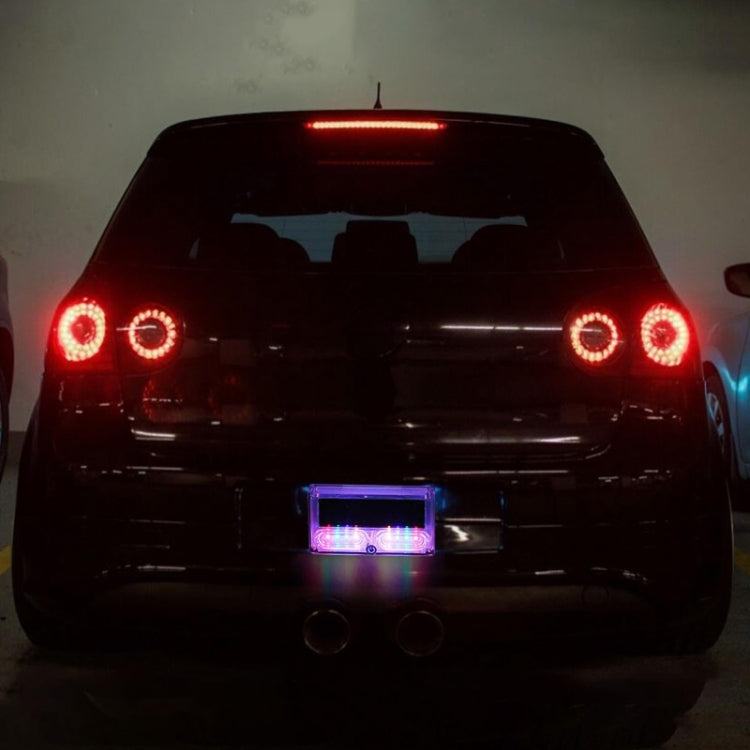 Car Solar Warning Light Anti-rear Collision LED Tail Light(Strong Magnetic)