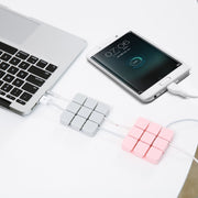 Cable Clip Desk Wall USB Charging Cable Holder Organizer Cable Winder(Grey)