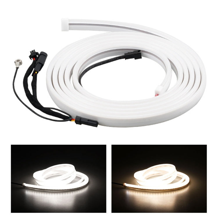 For Tesla Front Trunk LED Ambient Light Strip, Size: For 21-23 Model 3(White Light)