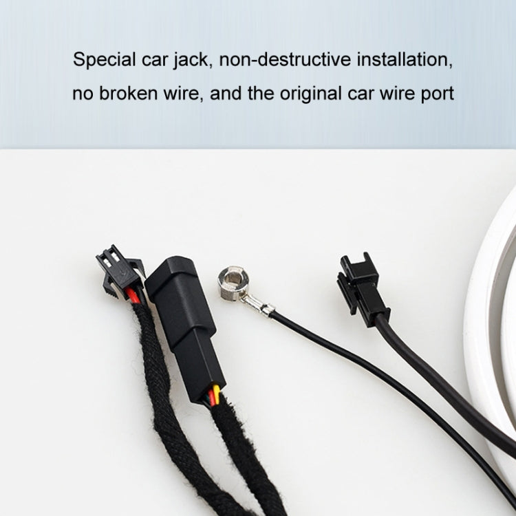 For Tesla Front Trunk LED Ambient Light Strip, Size: For 21-23 Model 3(White Light)