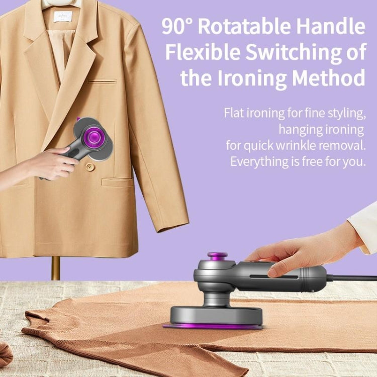 30W Mini Steamer Rotary Folding Iron Insulation Anti-Scald Garment US Plug(Grey)