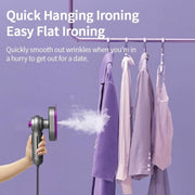 30W Mini Steamer Rotary Folding Iron Insulation Anti-Scald Garment US Plug(White)