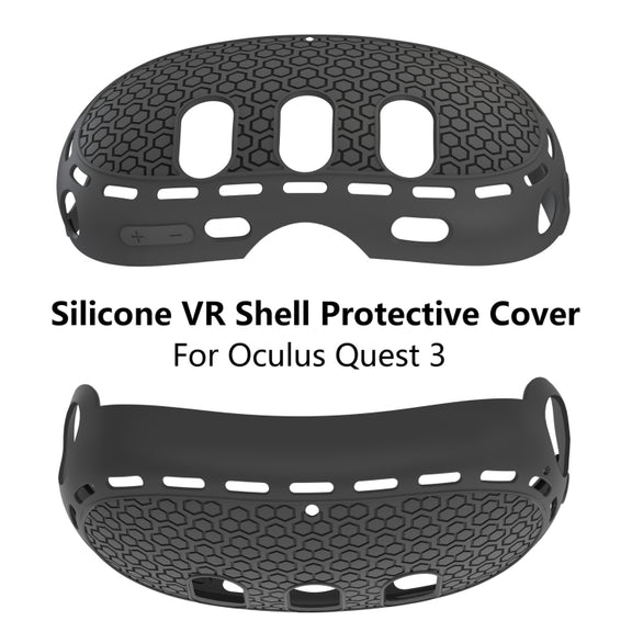 For Meta Quest 3 VR Host Silicone Protective Case Smart Device Accessories(White)