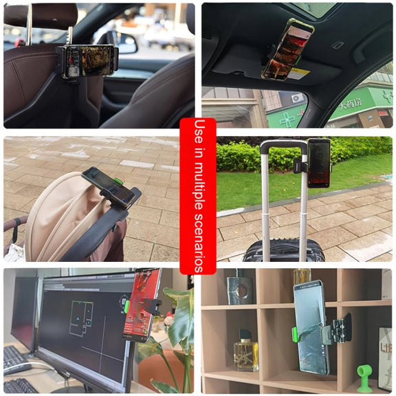 Multifunctional Car Rear Seat Sun Visor Dining Table Mobile Phone Holder(Green)