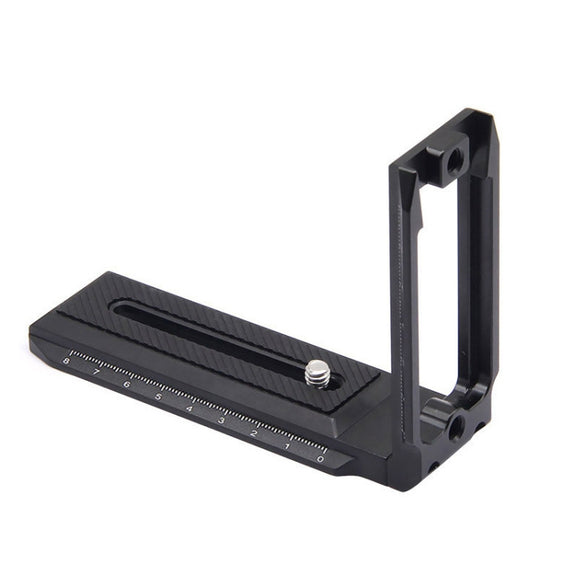 Universal Camera L Shape Bracket Quick Release Plate for Camera RSC2 / RS3 Stabilizers, Spec: L-440 Black