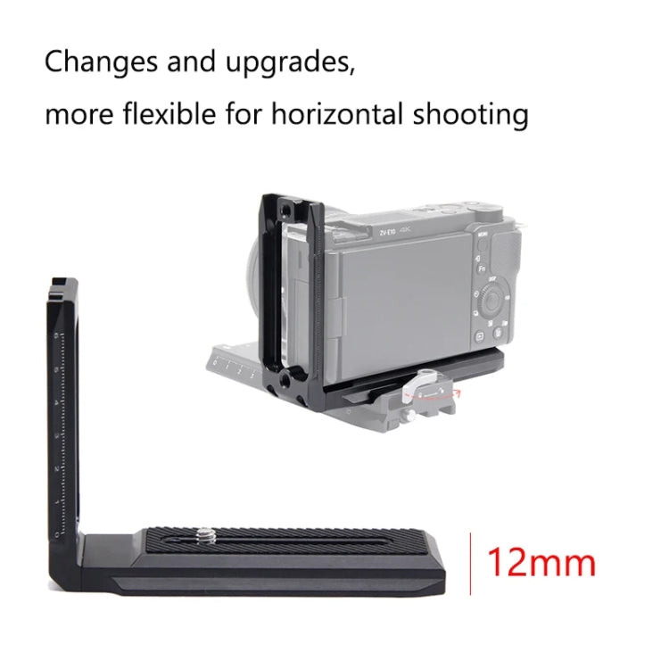 Universal Camera L Shape Bracket Quick Release Plate for Camera RSC2 / RS3 Stabilizers, Spec: L-440 Blue