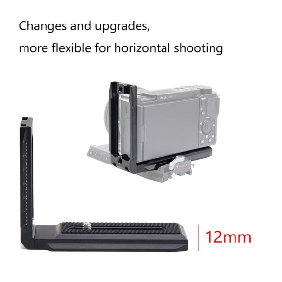 Universal Camera L Shape Bracket Quick Release Plate for Camera RSC2 / RS3 Stabilizers, Spec: L-440 Blue