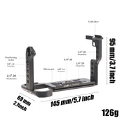 For Sony FX30 FX3 Camera JLWIN Protection Cage Stabilizer Rig, Spec: Only Rabbit Cage