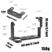 For Sony FX30 FX3 Camera JLWIN Protection Cage Stabilizer Rig, Spec: Rabbit Cage + Top Board