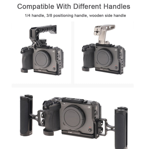 For Sony FX30 FX3 Camera JLWIN Protection Cage Stabilizer Rig, Spec: Rabbit Cage + Top Board