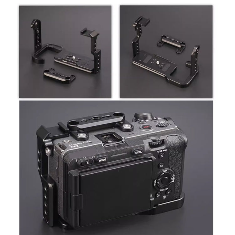 For Sony FX30 FX3 Camera JLWIN Protection Cage Stabilizer Rig, Spec: Only Rabbit Cage