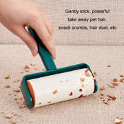 Tear-off Roll Clothes Pet Sticky Hair Roller Brush, Color: 3 Rolls Replace Paper