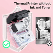 Phomemo M221 Thermal Wireless Label Printer Barcode Bluetooth Label Maker(White)