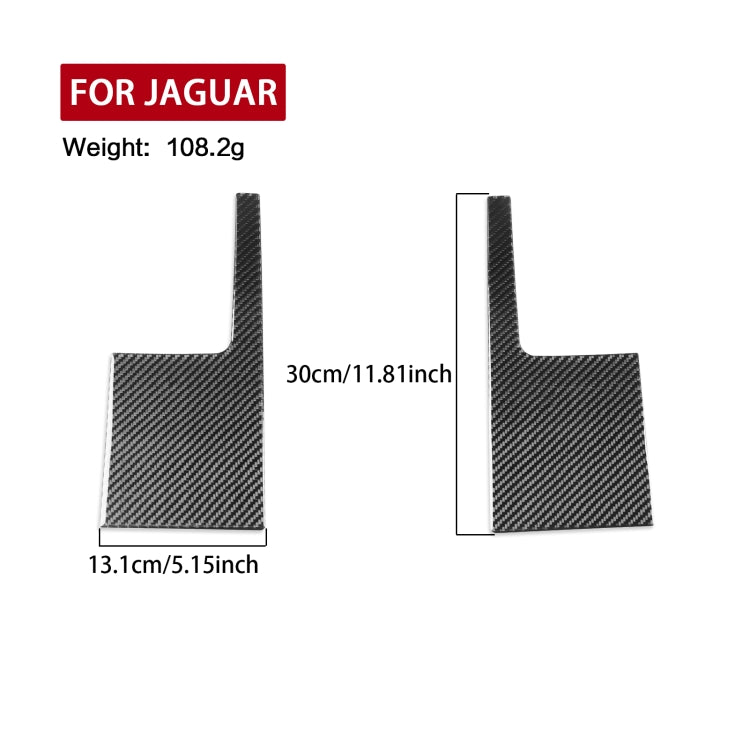 For Jaguar F-TYPE 2013+ Left And Right Drive Universal Instrument Center Air Vent Sticker(Red)