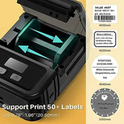 Phomemo M120 Label Maker Barcode Printer Bluetooth Thermal Label Machine(Black)