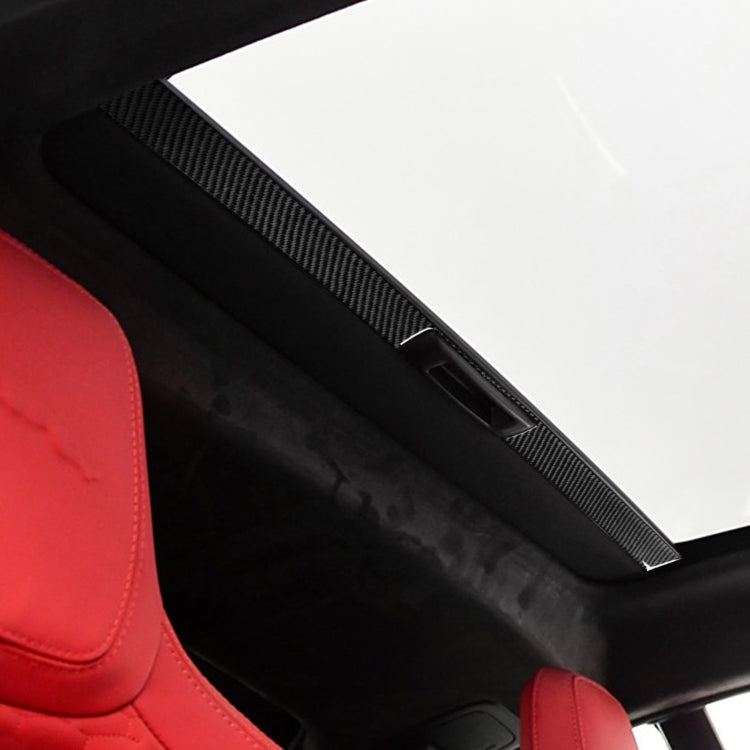 For Jaguar F-TYPE 2013+ Universal Sunroof Handle Sticker For Left And Right Drive(Red)