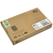Rii X1 2.4G Mini Classic Wireless Keyboard Keypad And Mouse All-In-One Kit(Black)