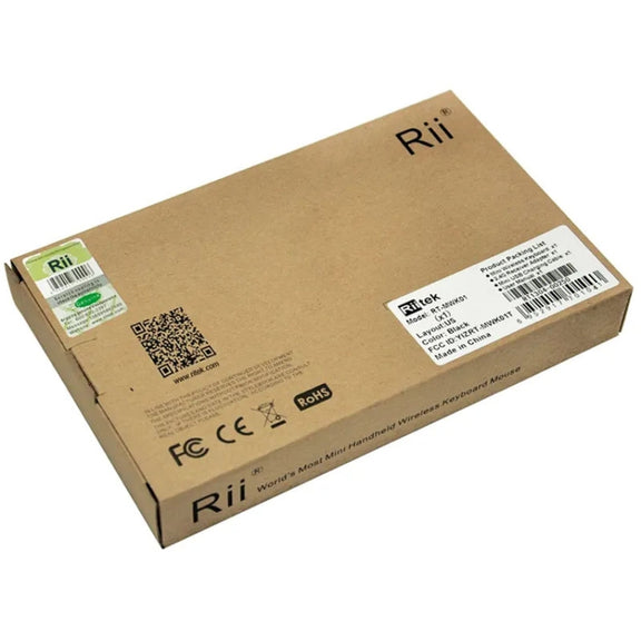 Rii X1 2.4G Mini Classic Wireless Keyboard Keypad And Mouse All-In-One Kit(Black)