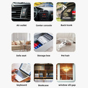 Mini Portable Detachable Wireless Handheld Powerful Car Vacuum Cleaner, Style: Metal Filter (White)