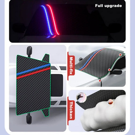 Winter Outdoor Car Windscreen Snow Ice Shield Thicken Water-resistant Protector, Spec: Front Cover