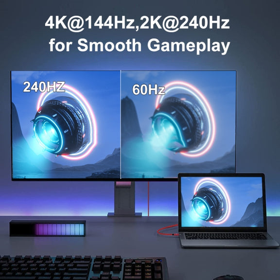 3m Version 2.1 Mini DP To DP Cable Monitor Computer Video Adapter Cable 30AWG OD6.3MM