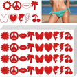 360pcs /Pack Style 8 Tanning Sunbathing Stickers Self Adhesive Body Stickers - Sticker & Tags by PMC TechLife | Online Shopping South Africa | PMC TechLife | Buy Now Pay Later Mobicred