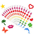 210pcs /Pack Style 10 Tanning Sunbathing Stickers Self Adhesive Body Stickers - Sticker & Tags by PMC TechLife | Online Shopping South Africa | PMC TechLife | Buy Now Pay Later Mobicred