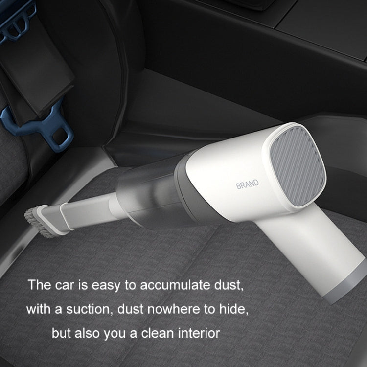 Portable Handheld USB Charging Car Vacuum Cleaner, Color: Wired Black
