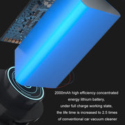 Portable Handheld USB Charging Car Vacuum Cleaner, Color: Wired Black
