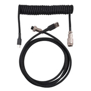 USB-C/Type-C  Mechanical Keyboard Wire Computer Aviation Connector,Cable Length: 3m(White)