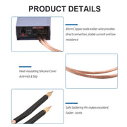 Portable 18650 Battery Spot Welder 5000W High Power Handheld Spot Welding Machine, Style: Footswitch Version EU Plug