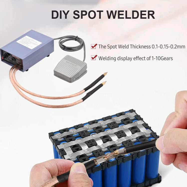 Portable 18650 Battery Spot Welder 5000W High Power Handheld Spot Welding Machine, Style: Automatic Version EU Plug