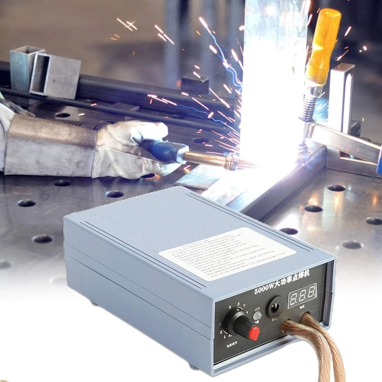 Portable 18650 Battery Spot Welder 5000W High Power Handheld Spot Welding Machine, Style: Automatic Version US Plug