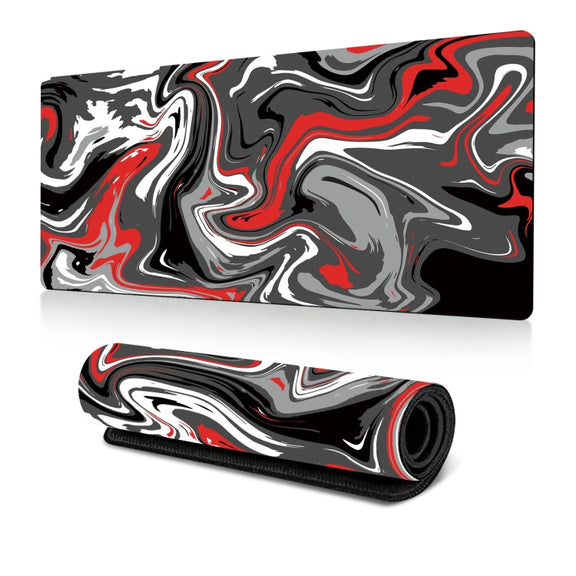 Large Abstract Mouse Pad Gamer Office Computer Desk Mat, Size: 400 x 900 x 2mm(Abstract Fluid 1)