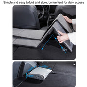 Car Camping Bed Folding Board SUV Rear Row Extension Board For Tesla, Color: Gray Embossed