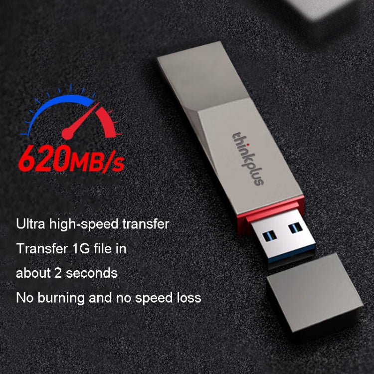 Lenovo Thinkplus TU180 Pro USB3.2 Metal Mobile Flash Drive, Capacity: 1000G