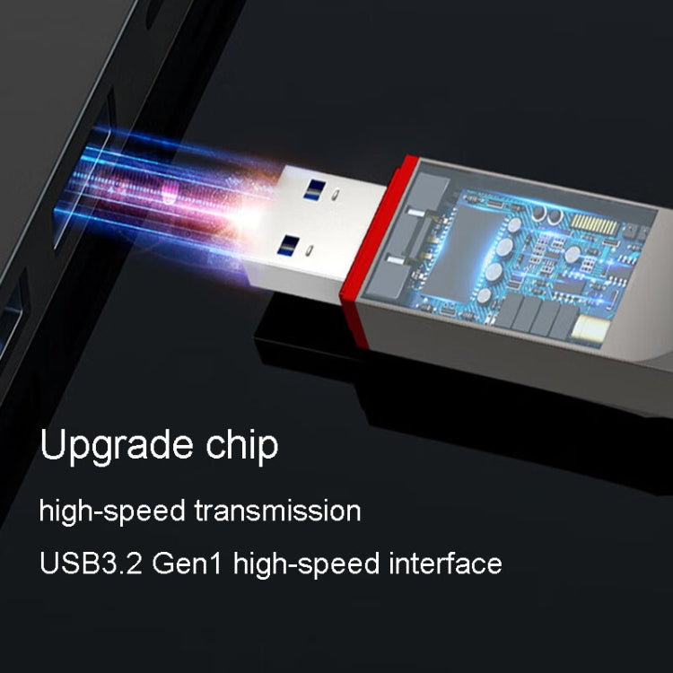 Lenovo Thinkplus TU180 Pro USB3.2 Metal Mobile Flash Drive, Capacity: 1000G