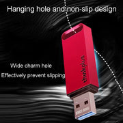 Lenovo Thinkplus TU100 USB3.1 High Speed Flash Drive Mini USB Memory Disk With Metal Plug And Cap, Capacity: 128G(Red)