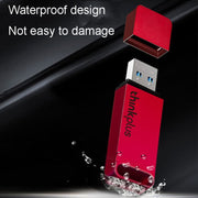 Lenovo Thinkplus TU100 USB3.1 High Speed Flash Drive Mini USB Memory Disk With Metal Plug And Cap, Capacity: 128G(Red)