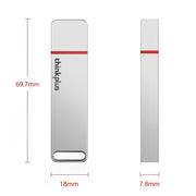 Lenovo Thinkplus TU100Pro USB3.1 Solid State Flash Drive High Capacity Metal USB Memory Disk, Size: 512G(Silver)