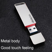 Lenovo Thinkplus TU100Pro USB3.1 Solid State Flash Drive High Capacity Metal USB Memory Disk, Size: 512G(Silver)