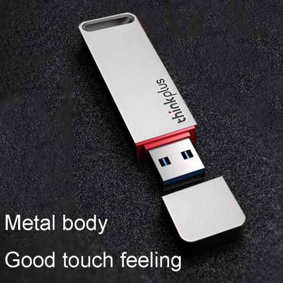Lenovo Thinkplus TU100Pro USB3.1 Solid State Flash Drive High Capacity Metal USB Memory Disk, Size: 512G(Silver)