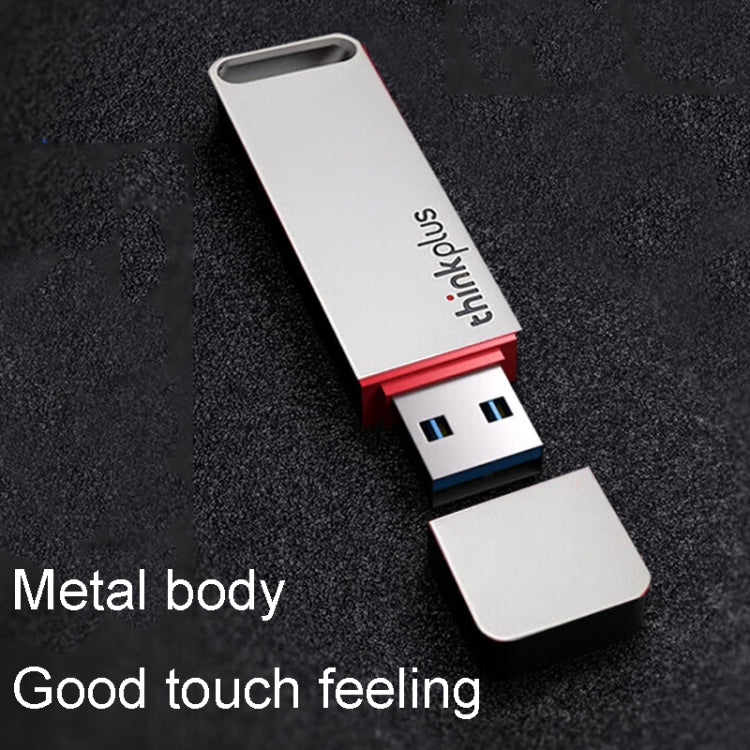 Lenovo Thinkplus TU100Pro USB3.1 Solid State Flash Drive High Capacity Metal USB Memory Disk, Size: 512G(Silver)