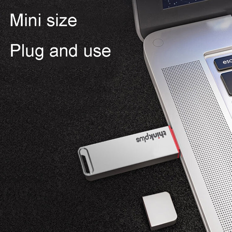 Lenovo Thinkplus TU100Pro USB3.1 Solid State Flash Drive High Capacity Metal USB Memory Disk, Size: 512G(Silver)