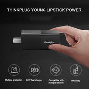 Lenovo Thinkplus YOUNG Lipstick 65W Power Adapter Mobile Phone Tablet PD Fast Charger,CN Plug