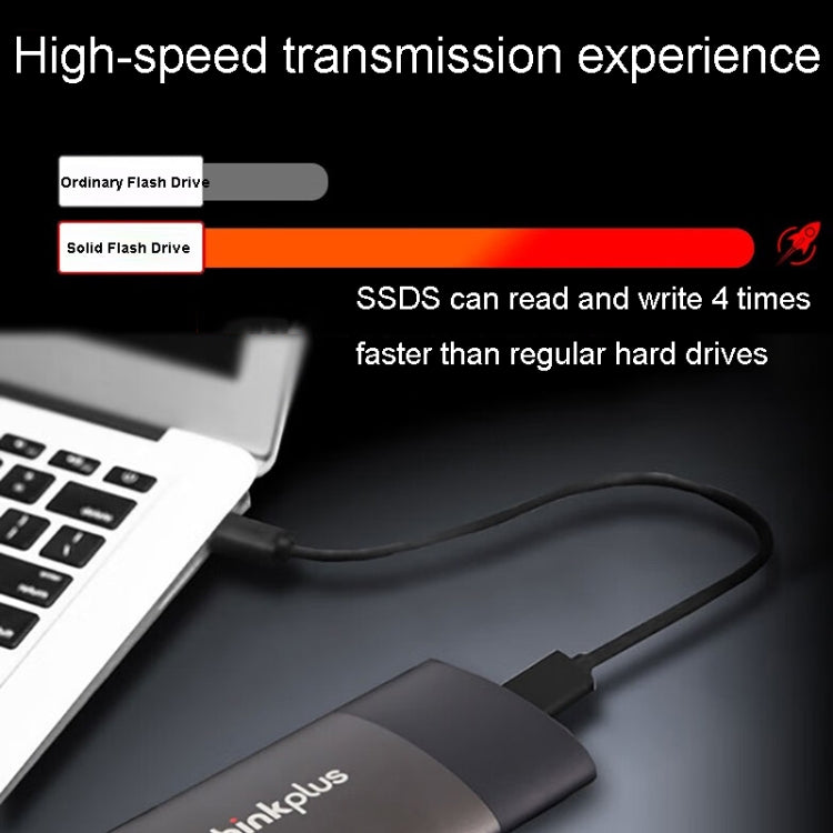 Lenovo Thinkplus US202 USB3.1 Compact And Portable Mobile Solid State Drive, Capacity: 512G