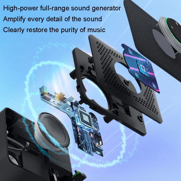 Lenovo Thinkplus MCP01 Intelligent Video Conference Omnidirectional Microphone Sound Portable Bluetooth Microphone Speaker(Black)