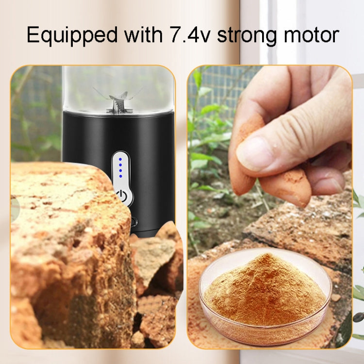 Portable Multifunctional USB Rechargeable Juice Extractor Cup Mini Electrical Juicer(White)
