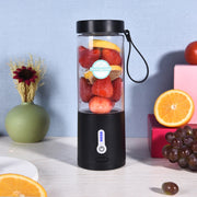 Portable Multifunctional USB Rechargeable Juice Extractor Cup Mini Electrical Juicer(White)
